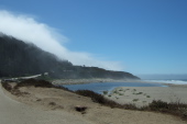 Reverse fog at Waddell Beach.