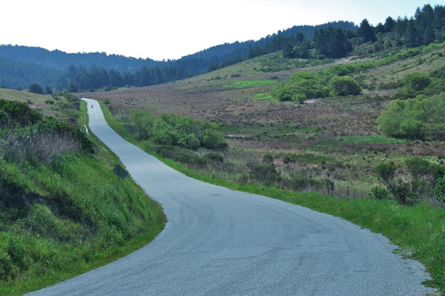 Descending Cloverdale Rd. to Gazos Creek