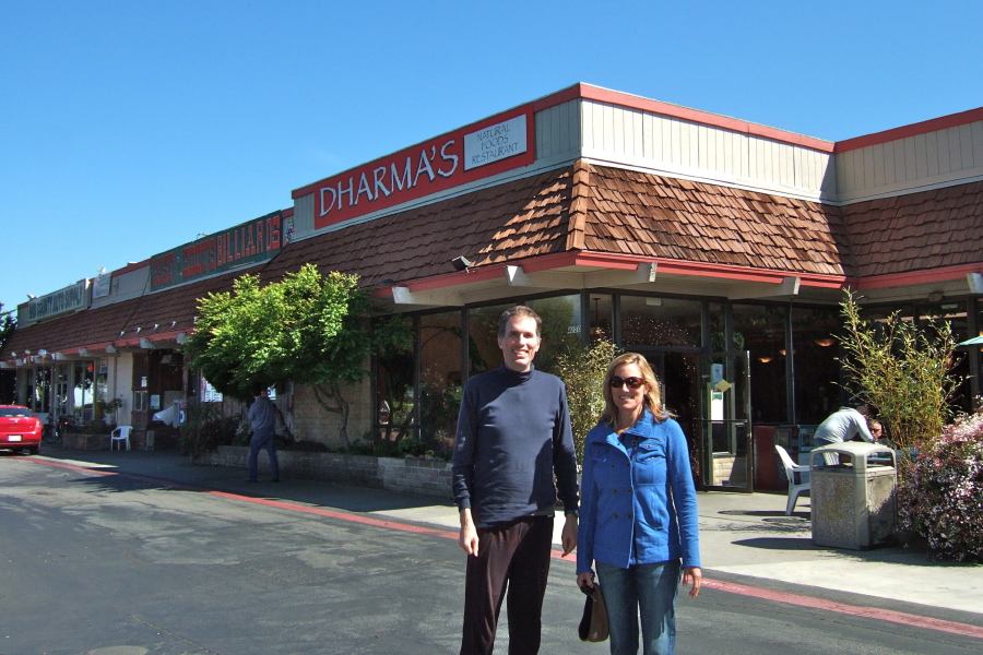 Bill and Laura at Dharma's