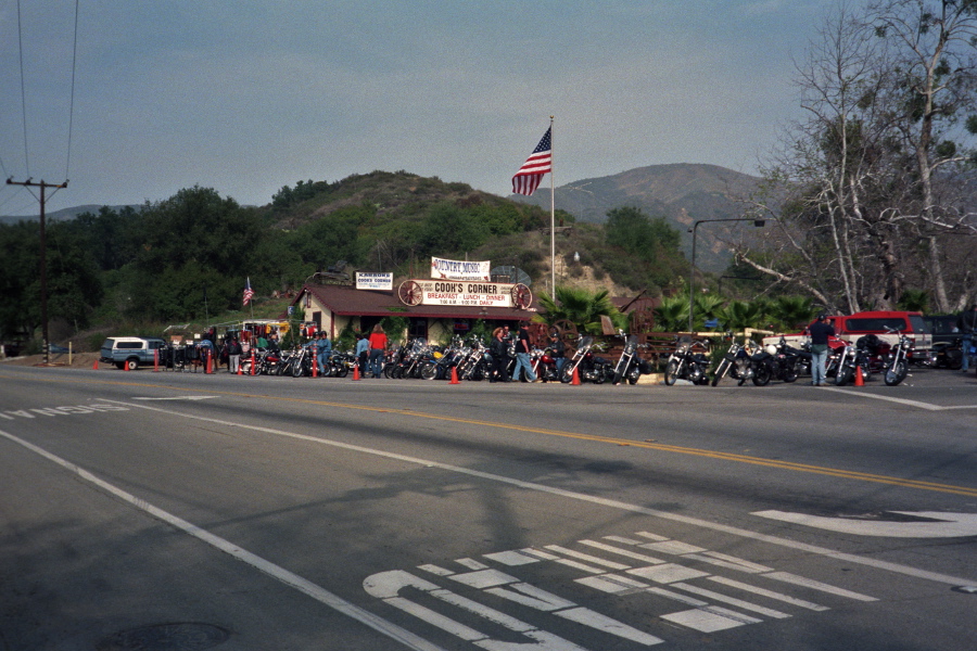 Cook's Corner on a weekday still draws a crowd.