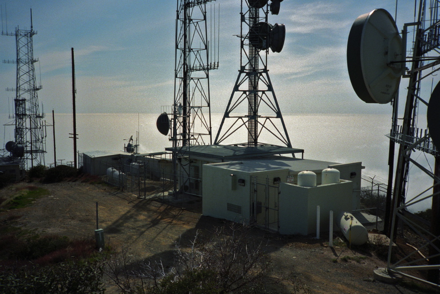 More antenna farms on Santiago Peak