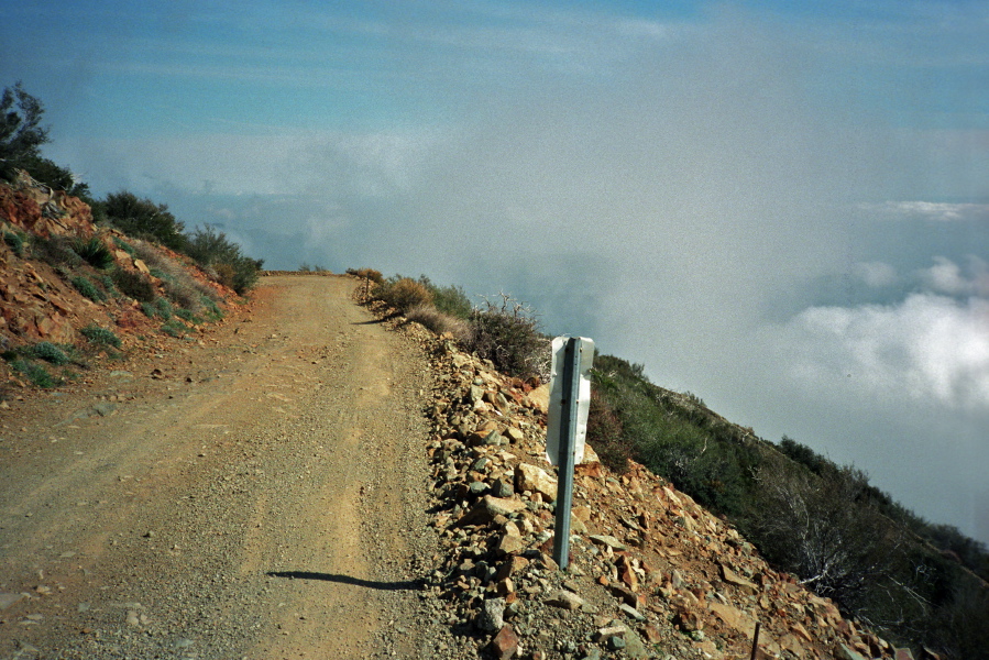 Riding down the Main Divide Truck Trail.