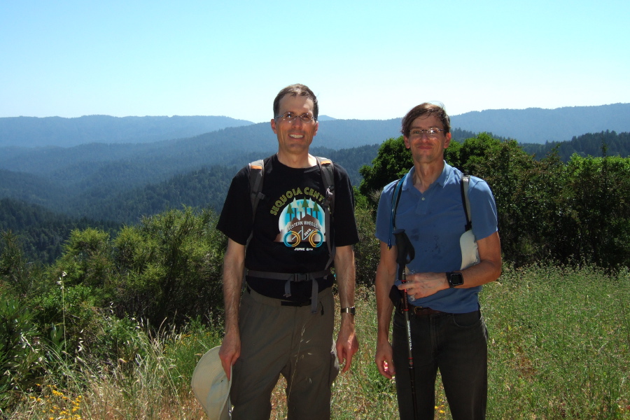 The Two Bills on Saratoga Gap Trail 