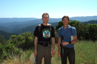 The Two Bills on Saratoga Gap Trail 