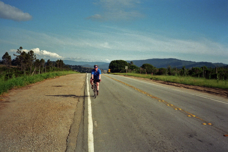 Chris returns up Skyline Blvd.