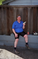 Chris stops to enjoy a Milky Way.