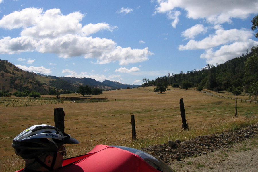 View up the San Benito River along Old Hernandez Rd. (1600ft)