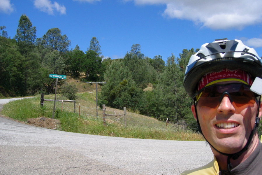 Bill at the south end of Old Hernandez Rd. (1830ft)
