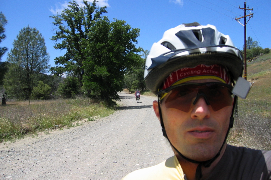 Riding up the lower part of Clear Creek Rd. (2500ft)