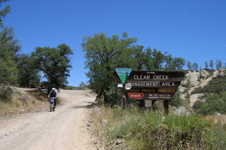 Motorbiker going the other way. (2720ft)