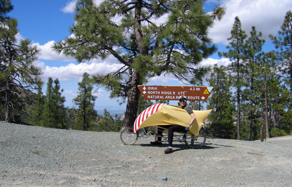 Bill at Clear Creek Summit. (4441ft)
