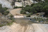 Clear Creek Rd. fords Clear Creek.  (2750ft)