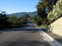 Nearing downtown Saratoga (470ft)