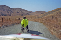 Ron prepares to descend into Browns Valley.