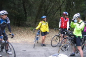 Regroup at the top of Old La Honda Rd. (1700ft)