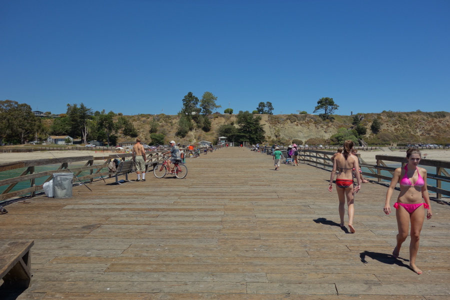View back toward the Sea Cliff.