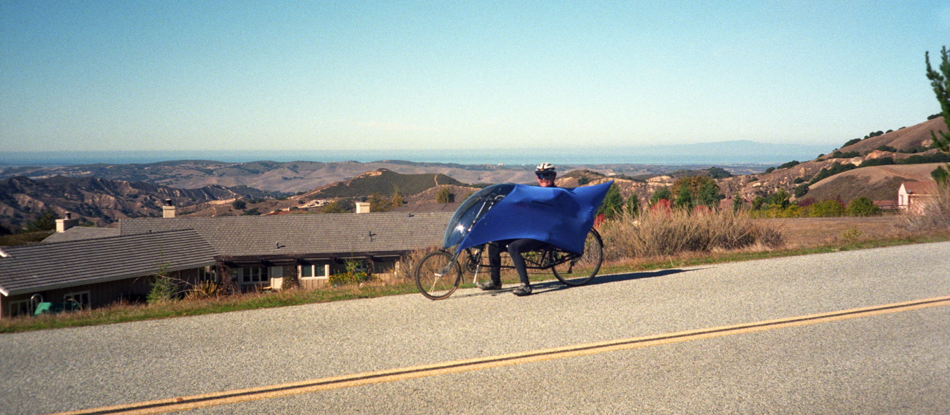 Ron Bobb at the top of San Benancio Rd.
