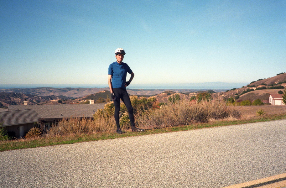 Bill at the top of San Benancio Rd.