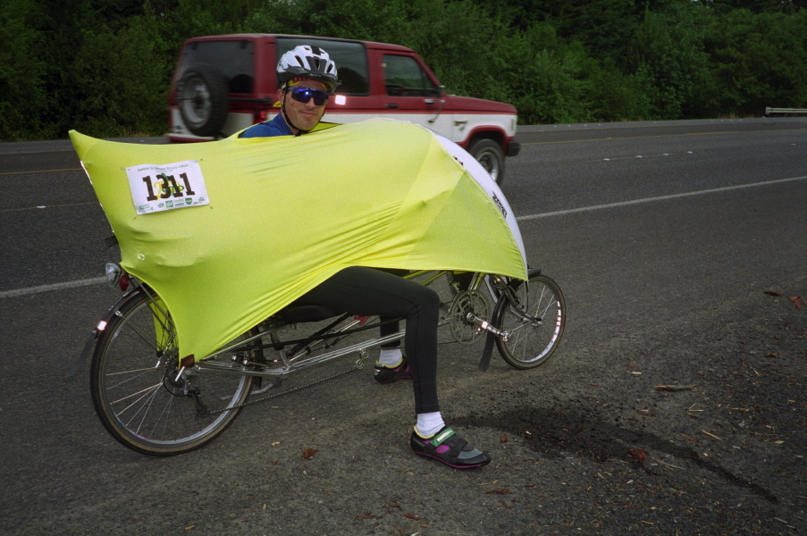 Bill stopped along OR30 south of Rainier, OR.