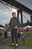 Ron Bobb and Bill at Cathedral City Park (under the St. Johns Street Bridge)