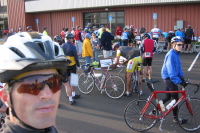 At registration area.