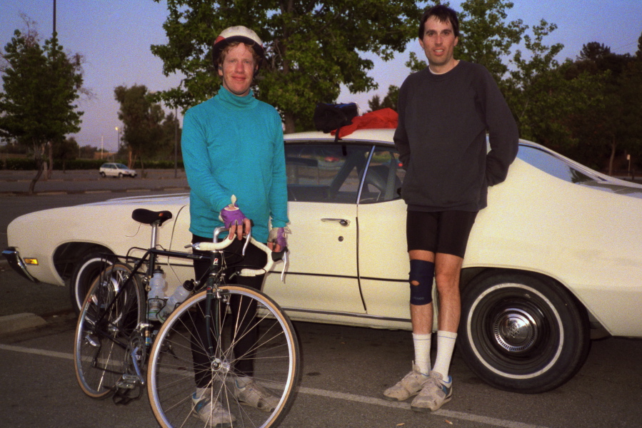 Chris and Bill at the finish.