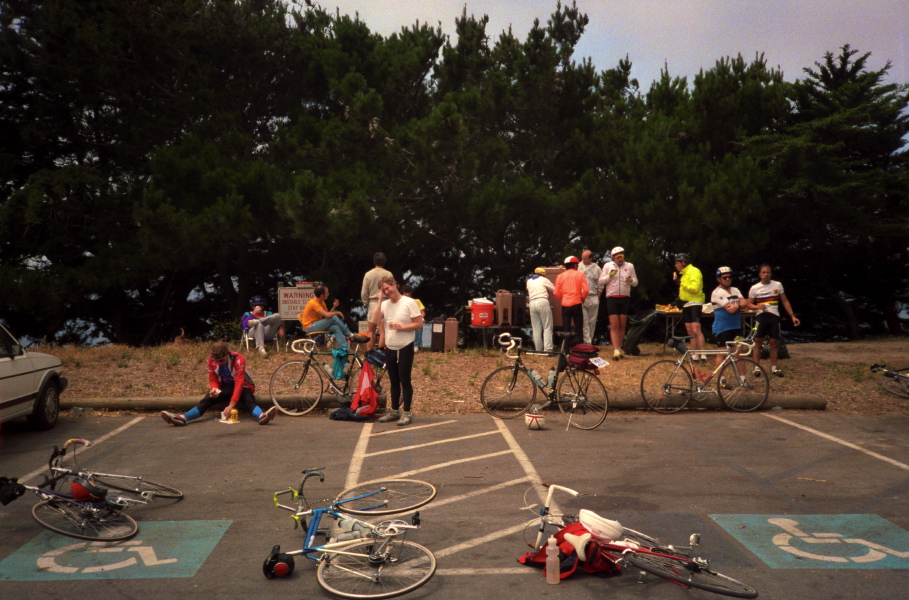 Rest stop at Greyhound Rock Beach.