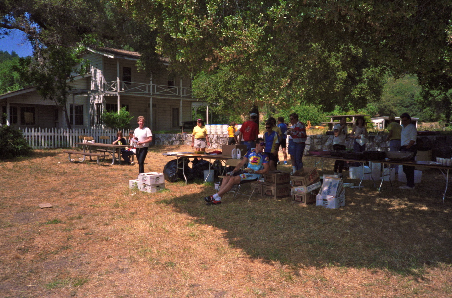 Lunch stop at Quail Hollow Ranch.