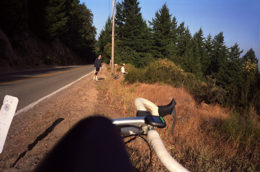 Bill and Chris at the Castle Rock viewpoint.