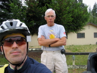 Chuck at the Corralitos Rest Stop at the fire station (320ft)