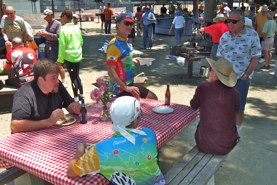 BBQ veggie burgers, salmon & roasted chicken