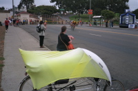Watching the peloton go by at Laguna and Marina (1)