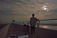 Bill on the Dumbarton Bridge.