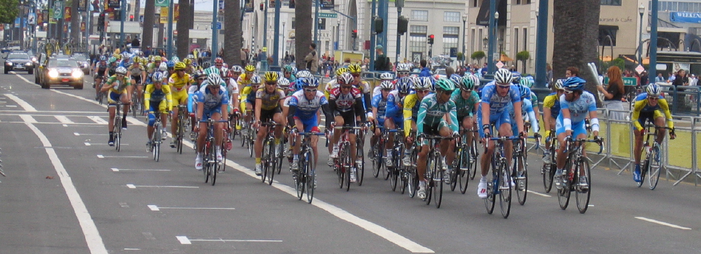 The peloton.