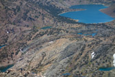 Saddlebag Lake is in the background.