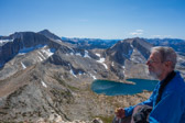 North Peak (l), Mt. Conness, and Sheep Peak (r)
