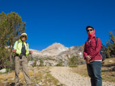 We leave the main trail here.  <br />Photo courtesy of Frank Paysen.