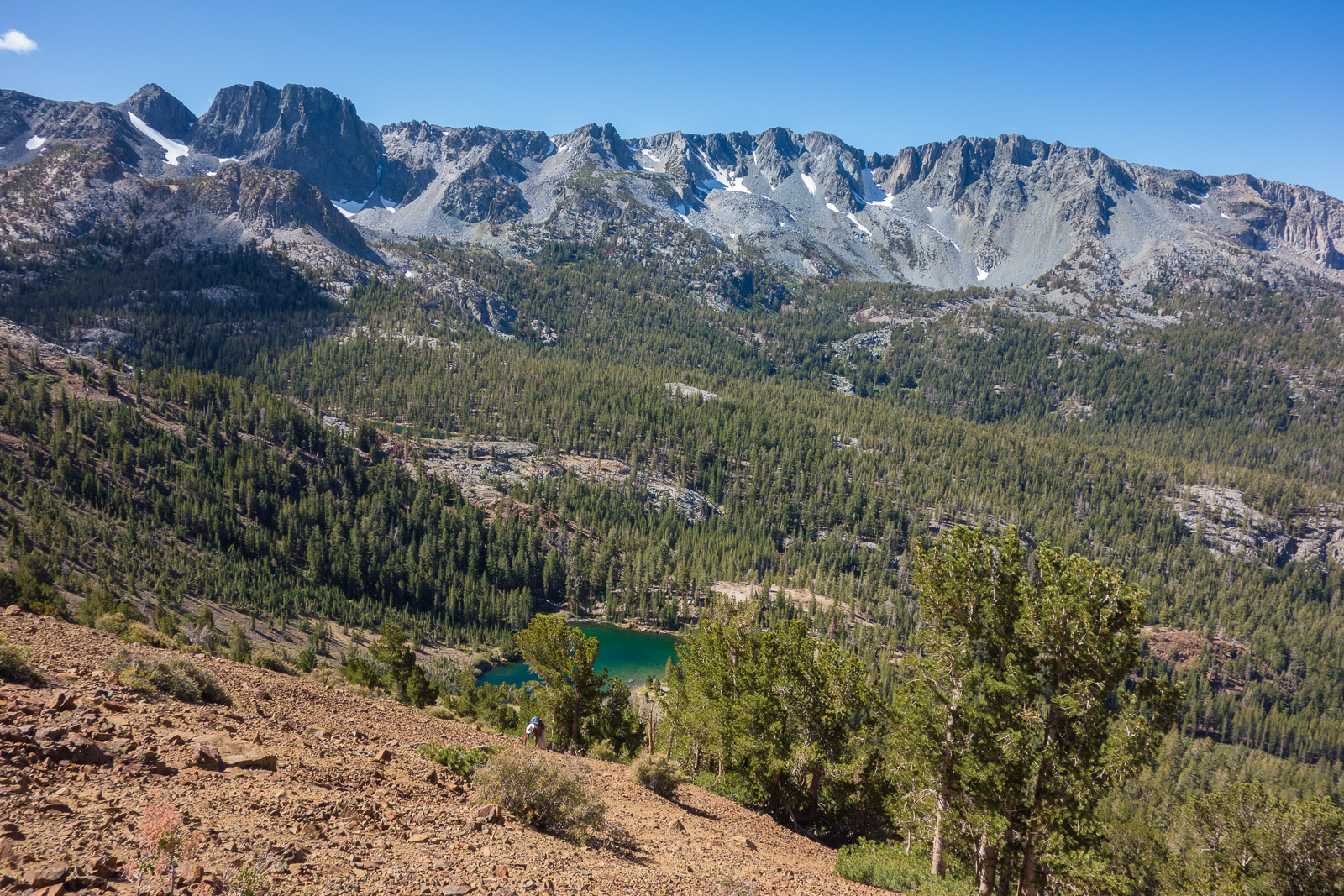 Heart lake is in the background.