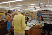 Picking up a few groceries on the way home at the Big Save