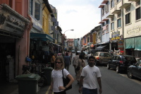 Joanne Guelke on Campbell Lane in Little India