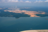A great clearing of land in Malaysia