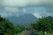 A rare glimpse of Kawaikini from Ala Kinoiki Road