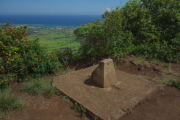 Mt. Nounou summit marker
