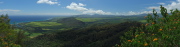 View south toward Lihue and Wailua River from summit of Sleeping Giant (Mt. Nounou) (1241ft)