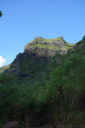 First view of the summit from the trail
