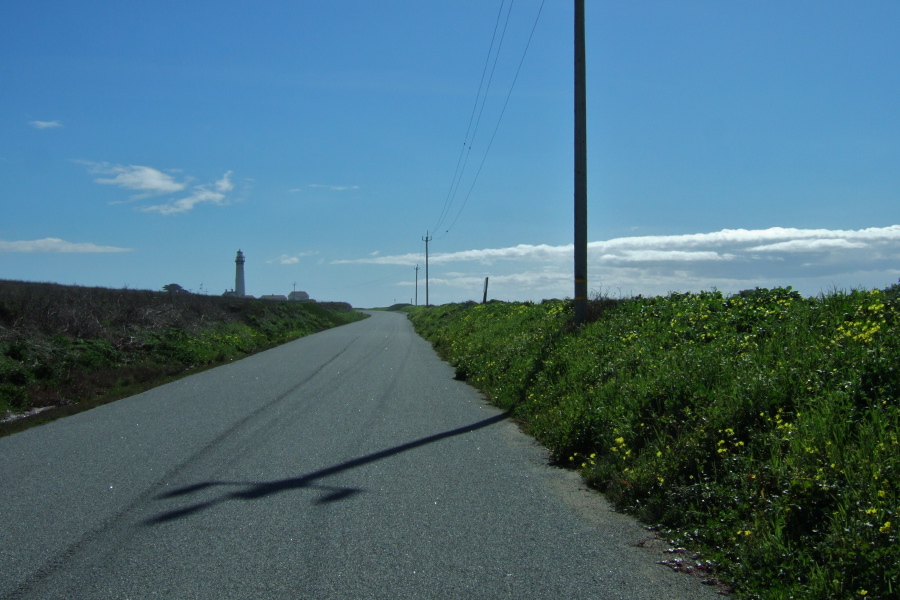 Approaching Pigeon Point Lighthouse