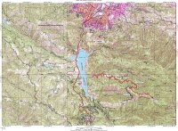 Detail Map of Soda Springs Rd. and Weaver Rd.