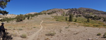 View of Sonora Peak (right) from the trail