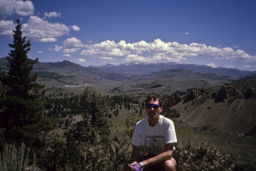 View back toward the USMC Mountain Warfare Training Center.