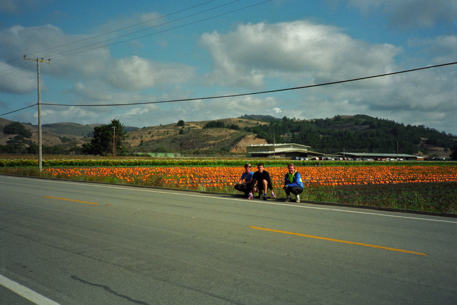 Group photo on Cloverdale Rd. near Butano Cutoff Rd.